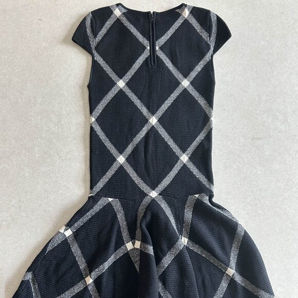 NWT Alice + Olivia Selma Checkered Drop Waist Dress ASO Spencer Hastings - Picture 10 of 14